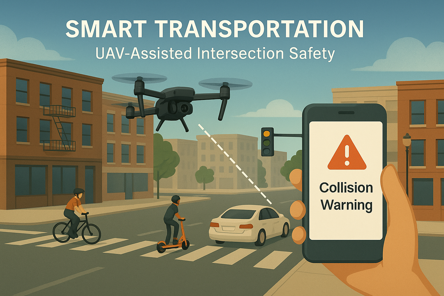 Smart Transportation – UAV-Assisted Intersection Safety System